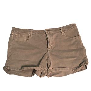 Army green shorts
